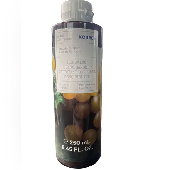 KORRES Santorini Grape Renewing Body Cleanser  8.45-oz. NEW UNOPENED - Picture 4 of 4